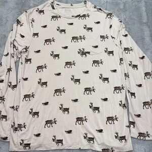 Kyte Baby Cloud Reindeer Bamboo Pajama Set Womens  ****Med Top, 2X bottoms ****